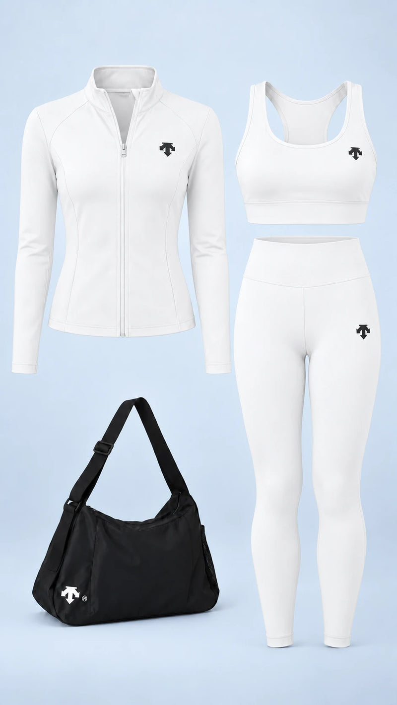 Descente Women Four Piece Yoga Set