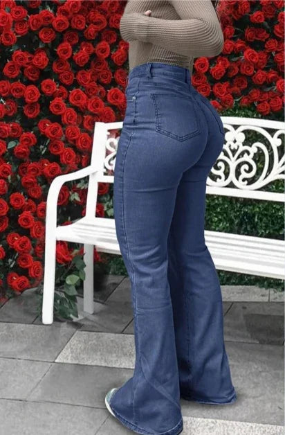 High Waist Y2K Flare Jeans