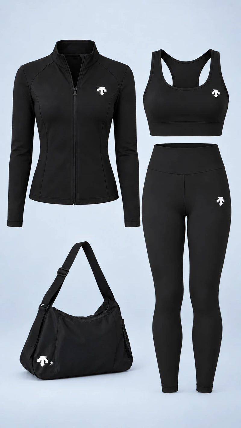 Descente Women Four Piece Yoga Set