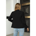 Women's Casual Blazer Jacket, Long Sleeve Black